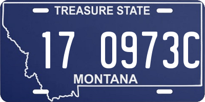 MT license plate 170973C
