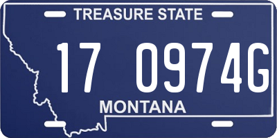 MT license plate 170974G