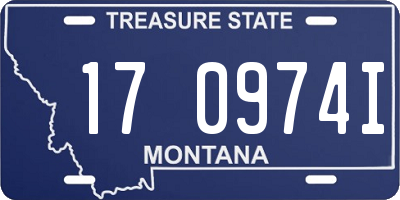 MT license plate 170974I