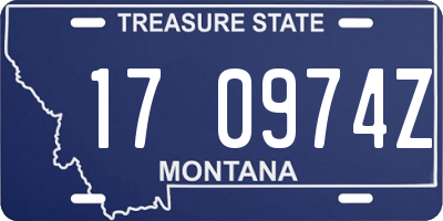 MT license plate 170974Z