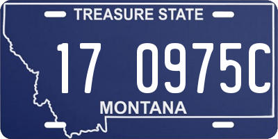 MT license plate 170975C