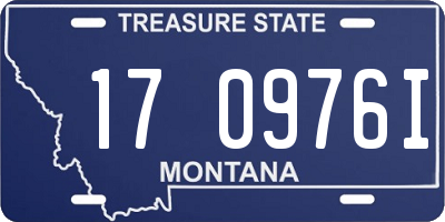 MT license plate 170976I
