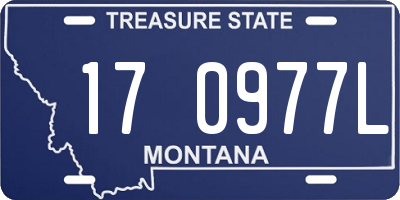 MT license plate 170977L