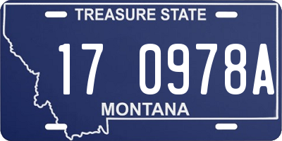 MT license plate 170978A