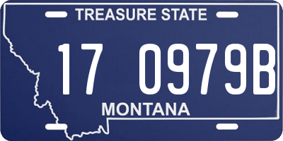 MT license plate 170979B