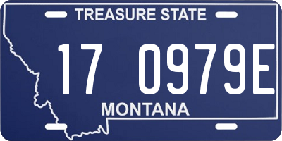 MT license plate 170979E