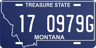 MT license plate 170979G