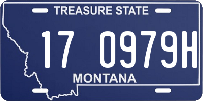 MT license plate 170979H