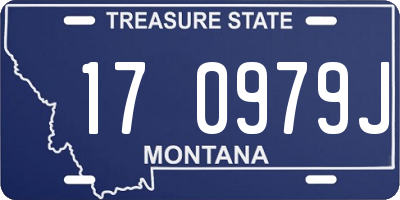 MT license plate 170979J