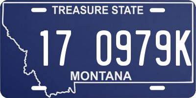 MT license plate 170979K