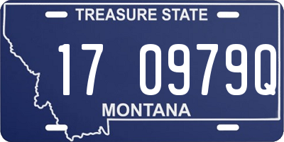MT license plate 170979Q