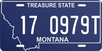 MT license plate 170979T