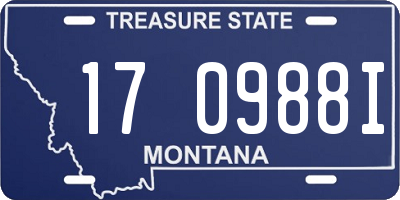 MT license plate 170988I