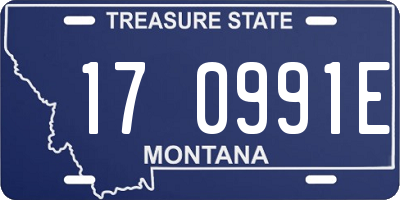 MT license plate 170991E