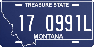 MT license plate 170991L