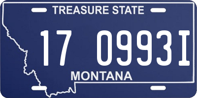 MT license plate 170993I