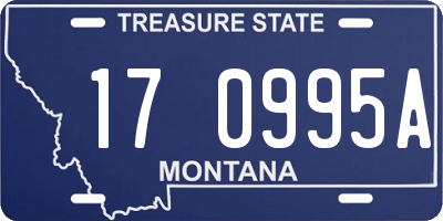 MT license plate 170995A