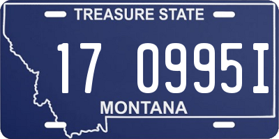 MT license plate 170995I