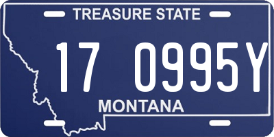 MT license plate 170995Y