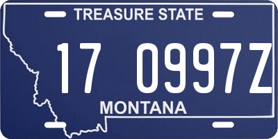 MT license plate 170997Z