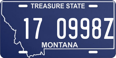 MT license plate 170998Z