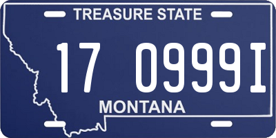 MT license plate 170999I