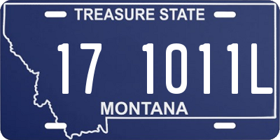 MT license plate 171011L