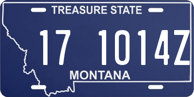 MT license plate 171014Z