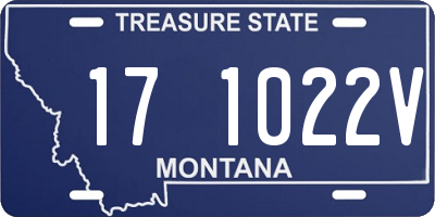 MT license plate 171022V