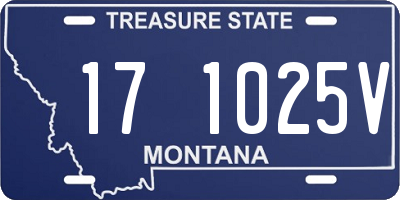 MT license plate 171025V