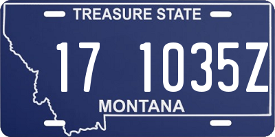 MT license plate 171035Z