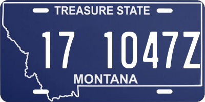 MT license plate 171047Z