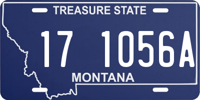 MT license plate 171056A