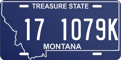 MT license plate 171079K