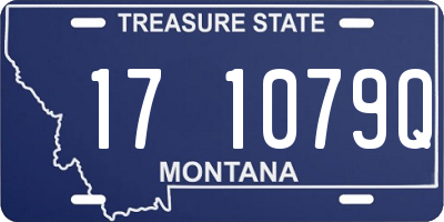 MT license plate 171079Q