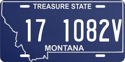 MT license plate 171082V