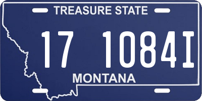 MT license plate 171084I