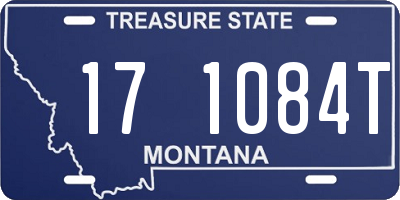 MT license plate 171084T