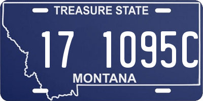 MT license plate 171095C