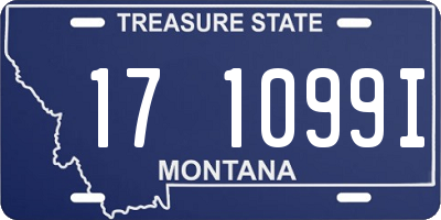 MT license plate 171099I
