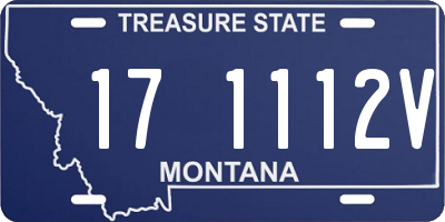 MT license plate 171112V