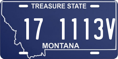 MT license plate 171113V