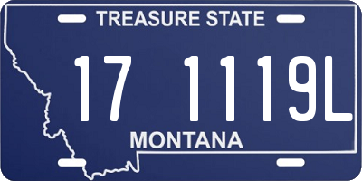 MT license plate 171119L