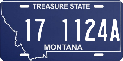 MT license plate 171124A