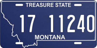 MT license plate 171124O