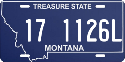MT license plate 171126L