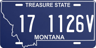 MT license plate 171126V
