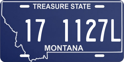 MT license plate 171127L