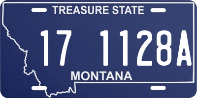 MT license plate 171128A