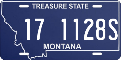 MT license plate 171128S